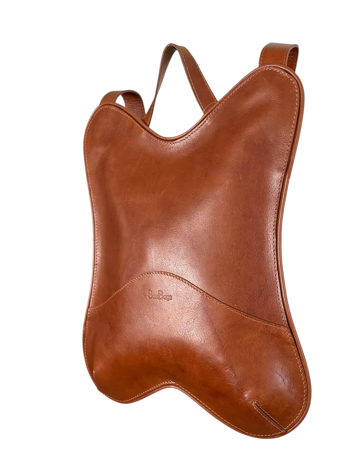 Mochila de Cuero PAPI RICKY curry 2