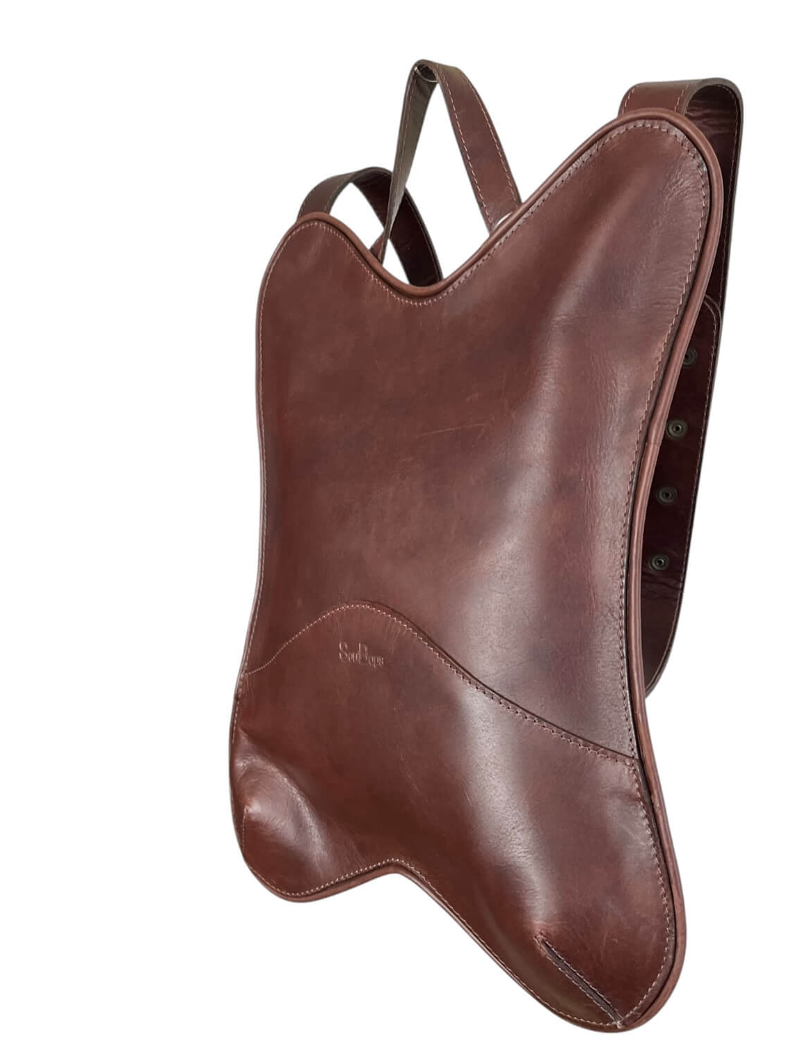 Mochila de Cuero PAPI RICKY castaño 4