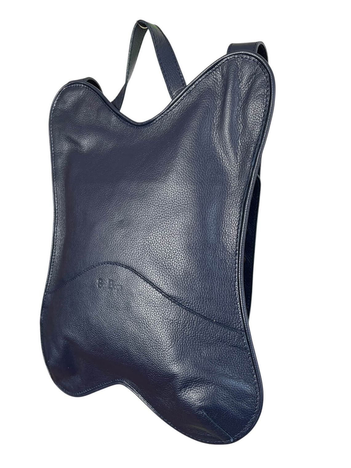 Mochila de Cuero PAPI RICKY azul 2