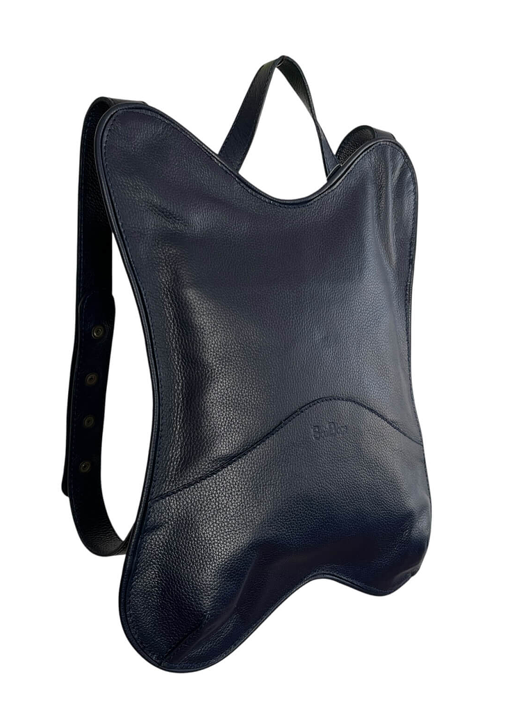 Mochila de Cuero PAPI RICKY azul 4