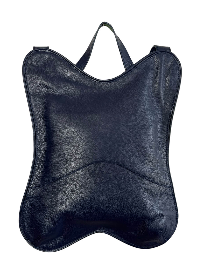 Mochila de Cuero PAPI RICKY azul 1