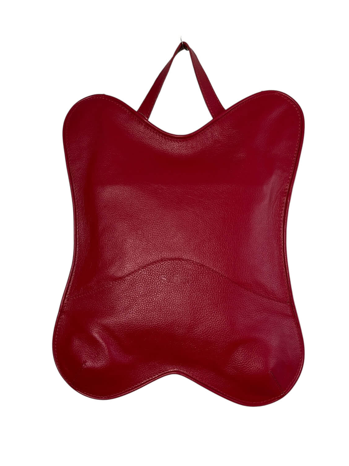 Mochila de Cuero PAPI RICKY rojo 1