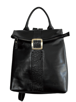 Mochila Cartera de cuero CINDY negro