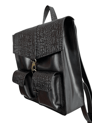 Mochila de Cuero ANTONELLA Negro