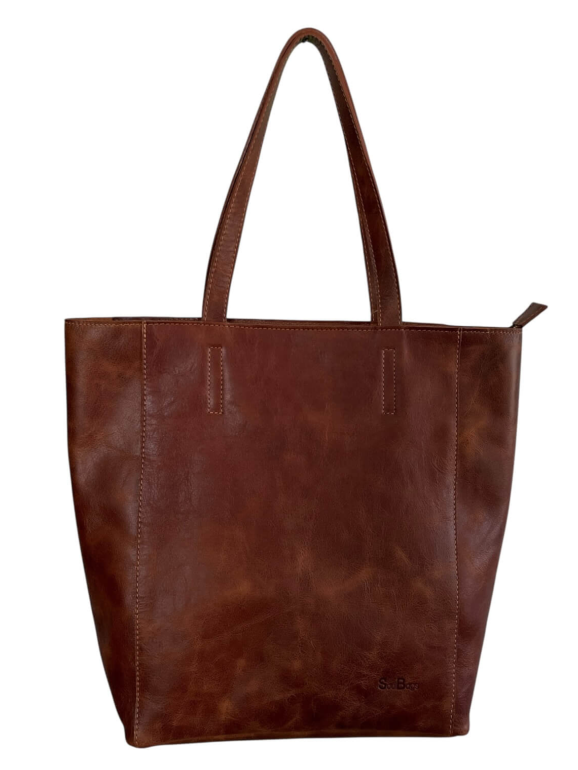 Cartera de Cuero IRINA almendra 1