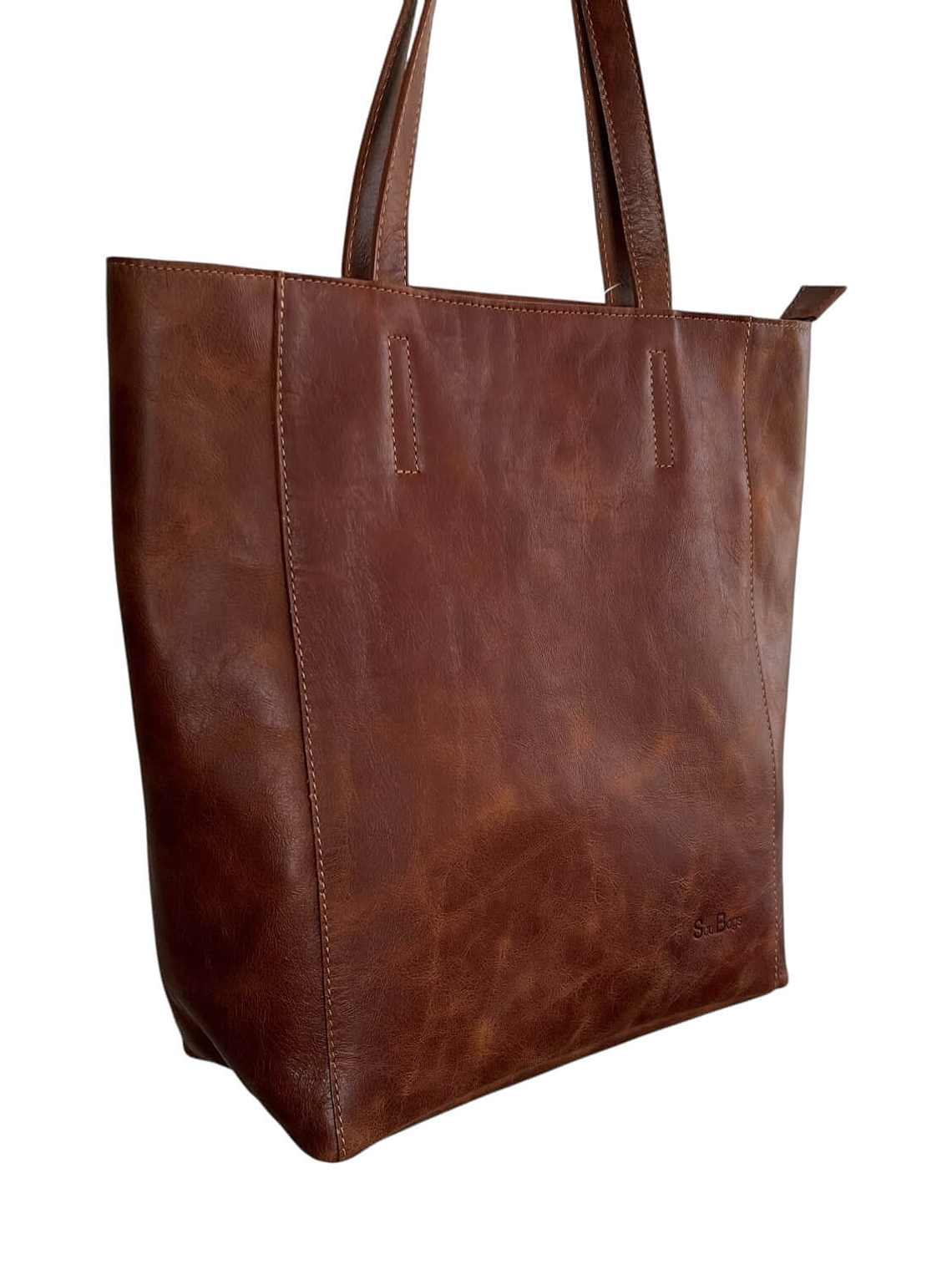 Cartera de Cuero IRINA almendra 2