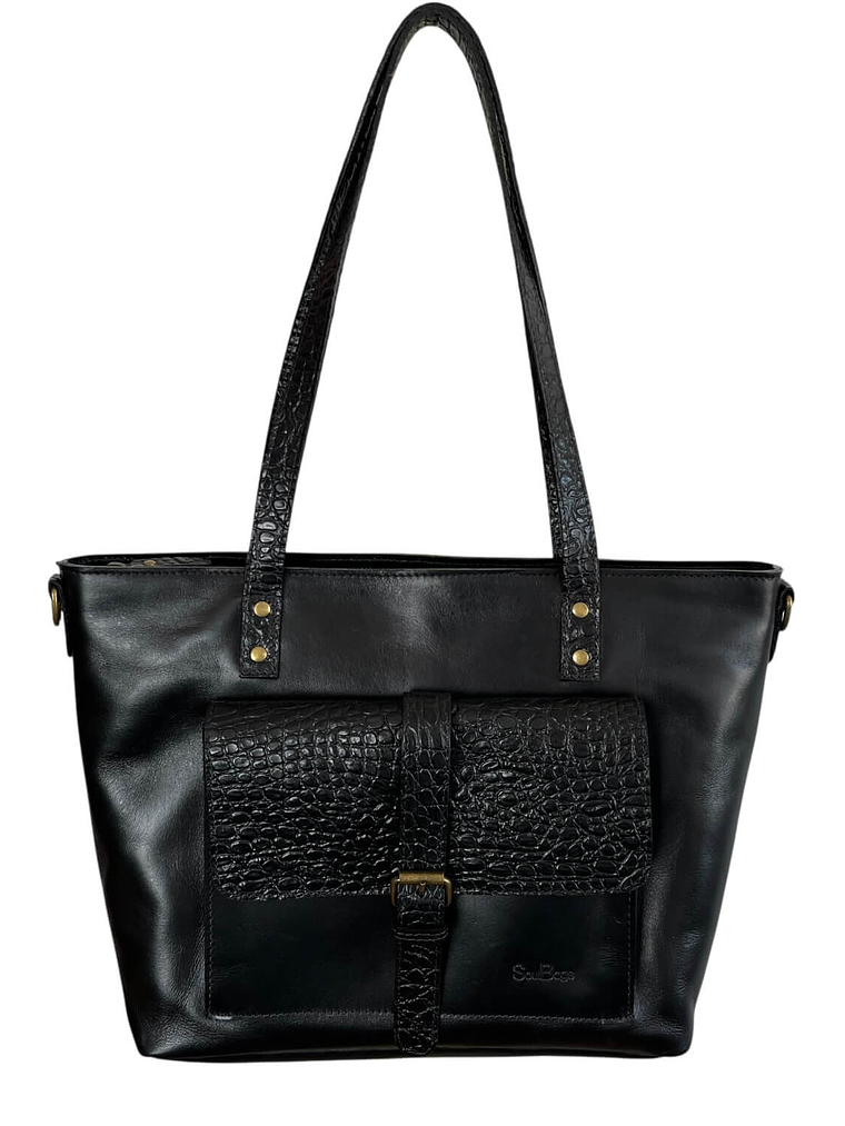 Cartera de Cuero ASTRID negro 1