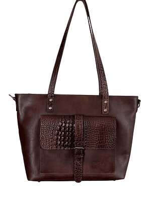 Cartera de Cuero ASTRID castaño