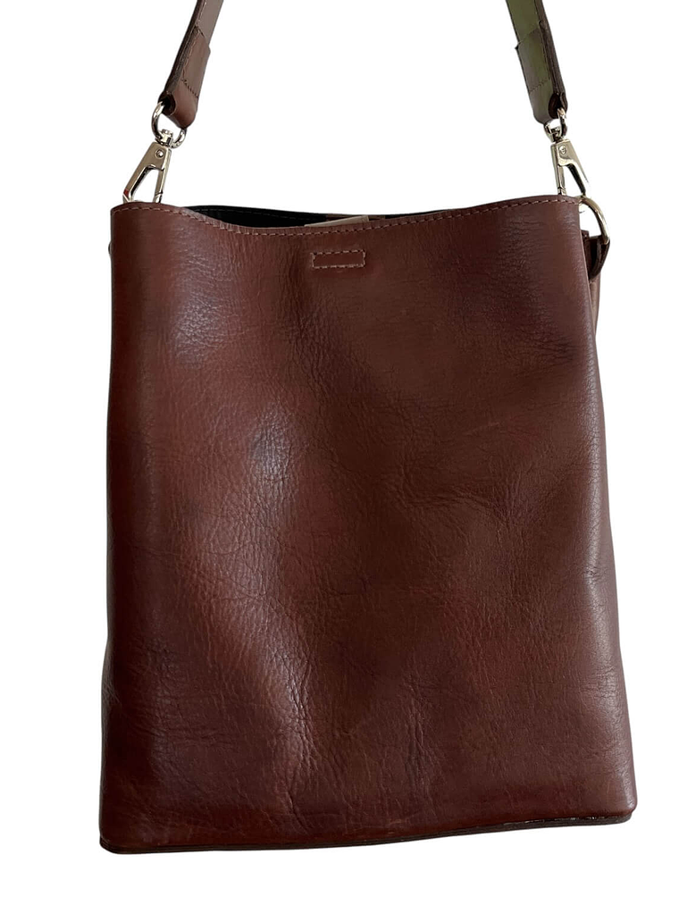 Cartera de Cuero ERICA castaño 4