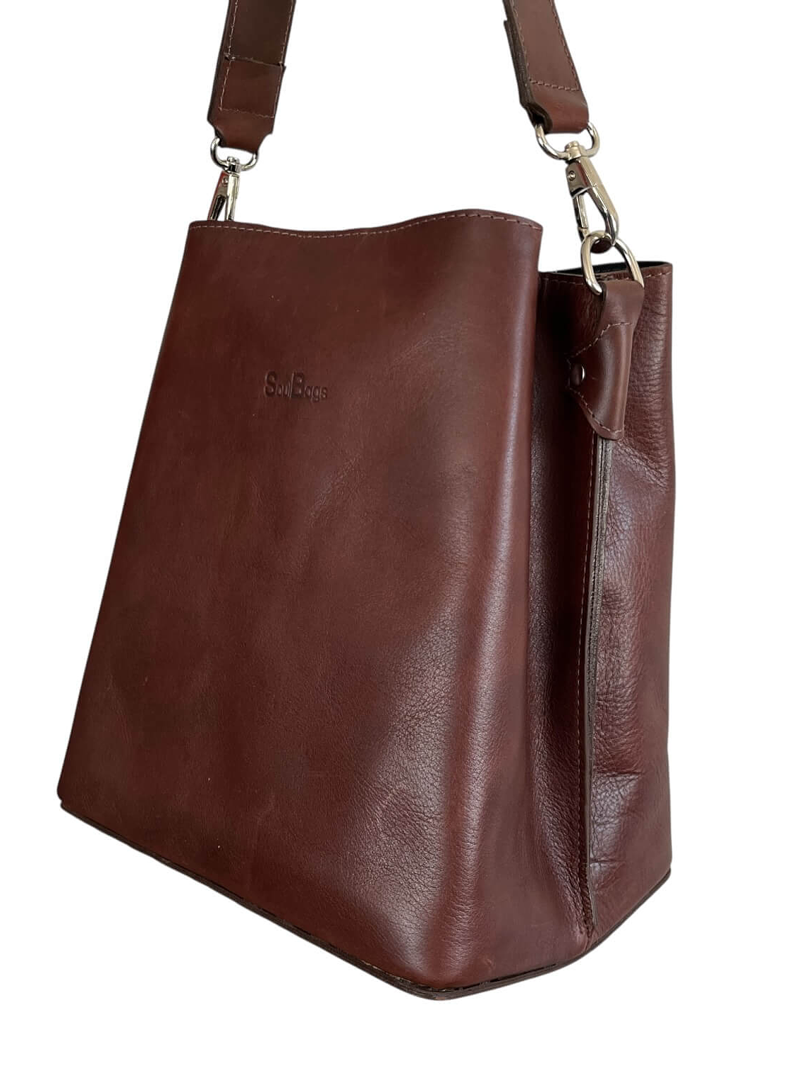 Cartera de Cuero ERICA castaño 5