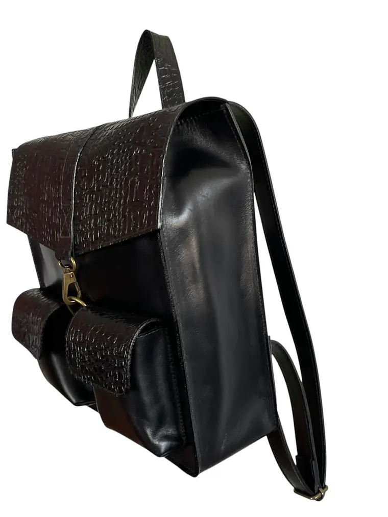 Mochila de Cuero ANTONELLA Negro 4