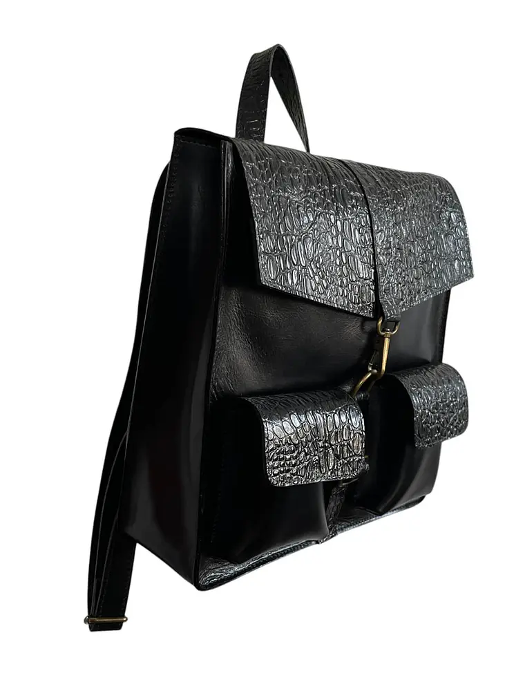 Mochila de Cuero ANTONELLA Negro 2