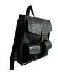Mochila de Cuero ANTONELLA Negro - Miniatura 2