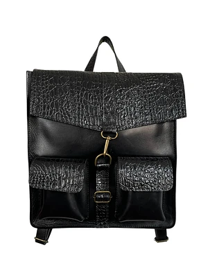 Mochila de Cuero ANTONELLA Negro