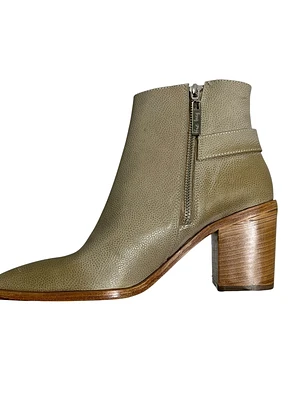 BOTIN  DE CUERO MILKY