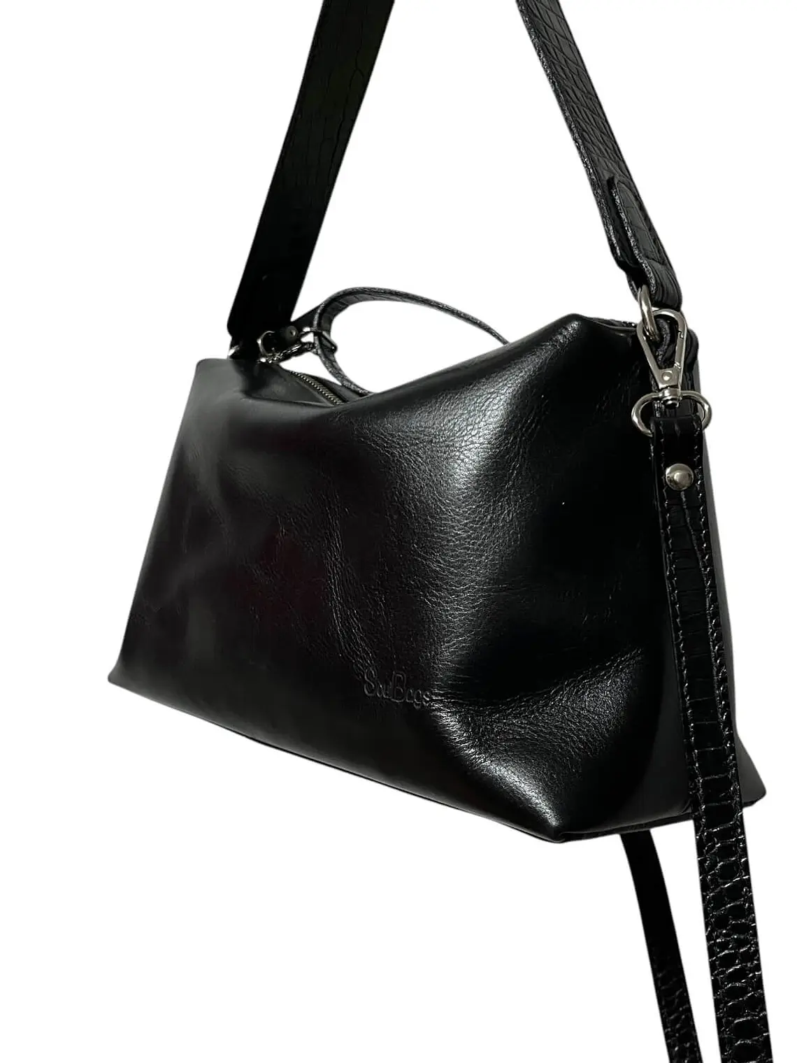 Cartera de Cuero KARINA negro 2