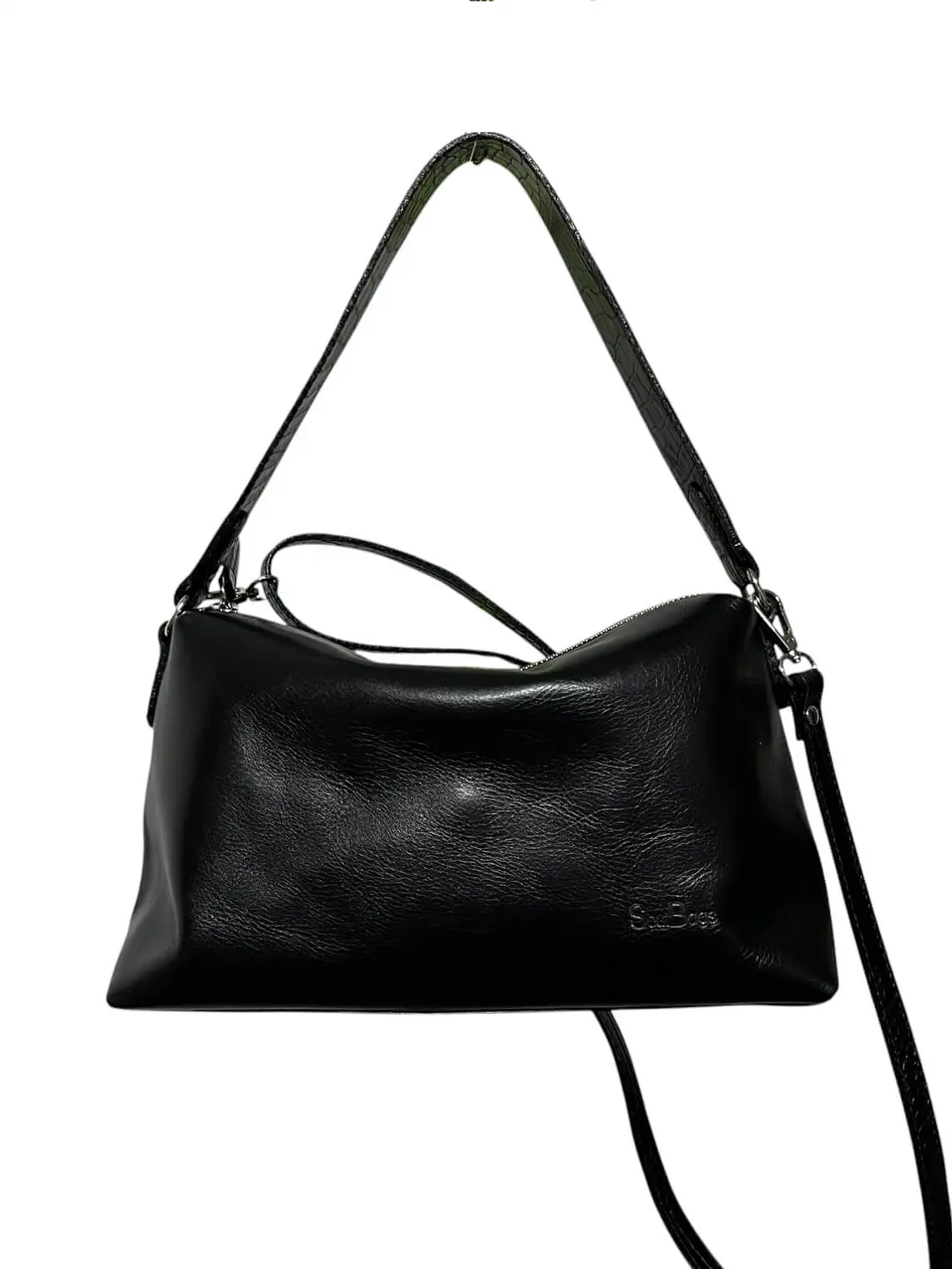 Cartera de Cuero KARINA negro 1