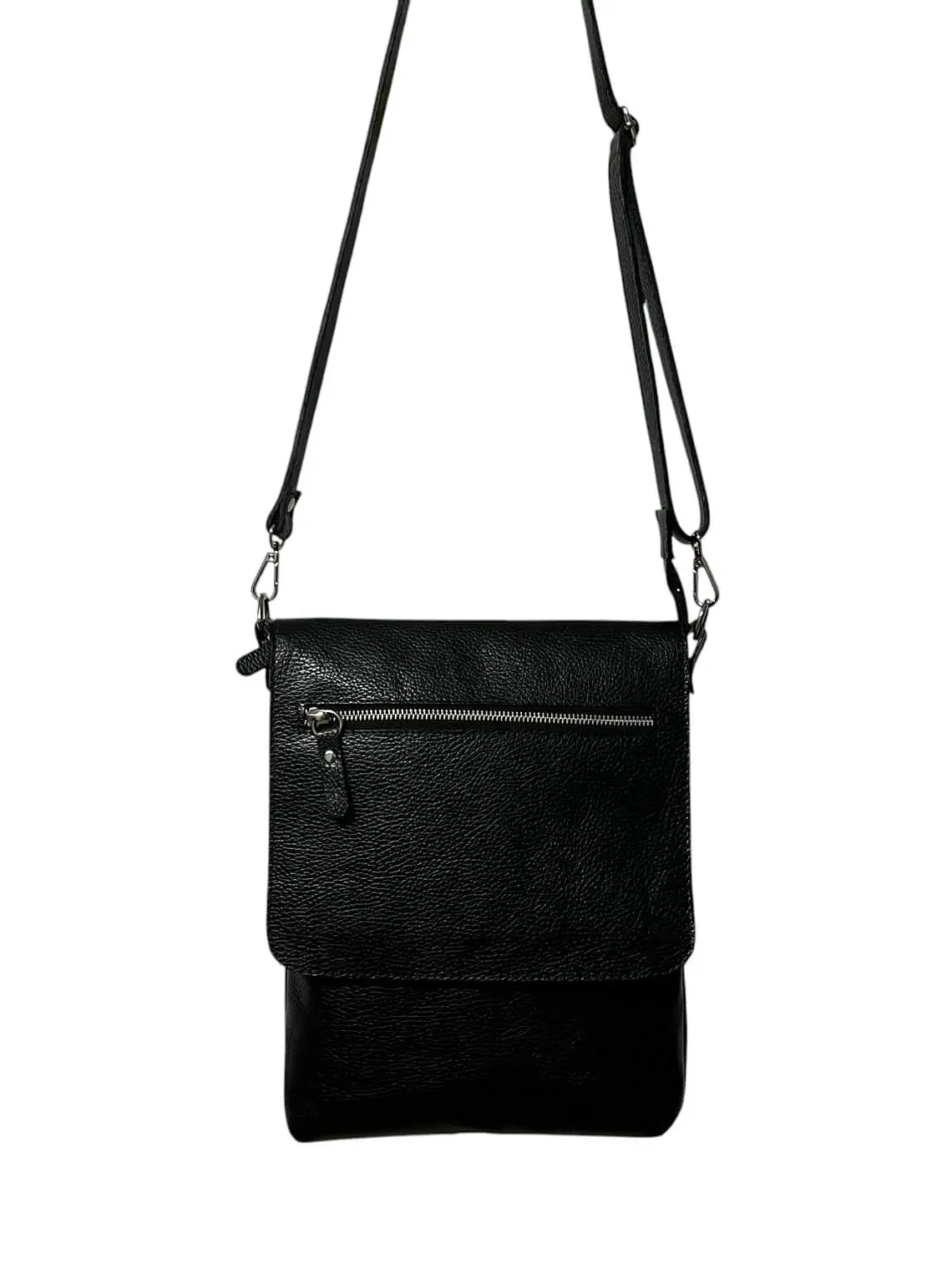 Morral de cuero YANIS negro 1