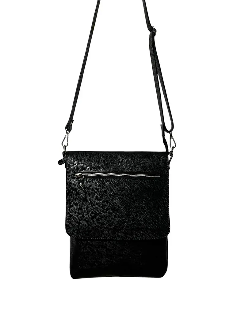 Morral de cuero YANIS negro 1