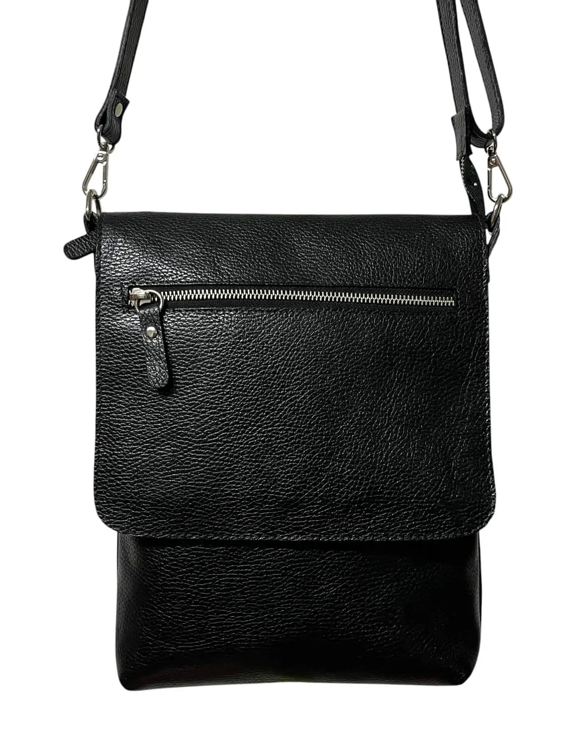 Morral de cuero YANIS negro 4