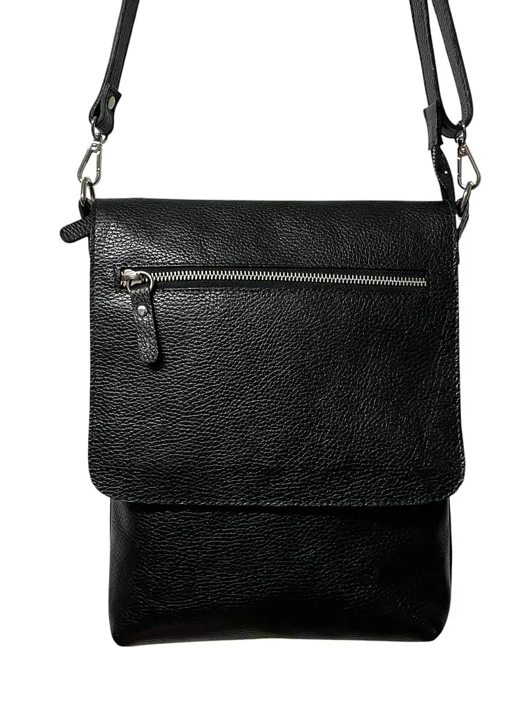 Morral de cuero YANIS negro 4