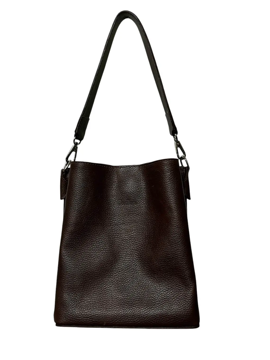 Cartera de Cuero ERICA castaño 2