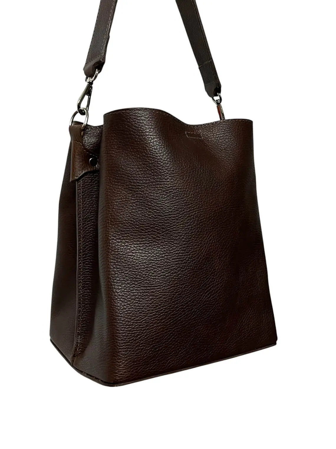 Cartera de Cuero ERICA castaño 1