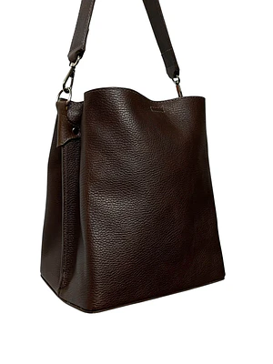 Cartera de Cuero ERICA castaño