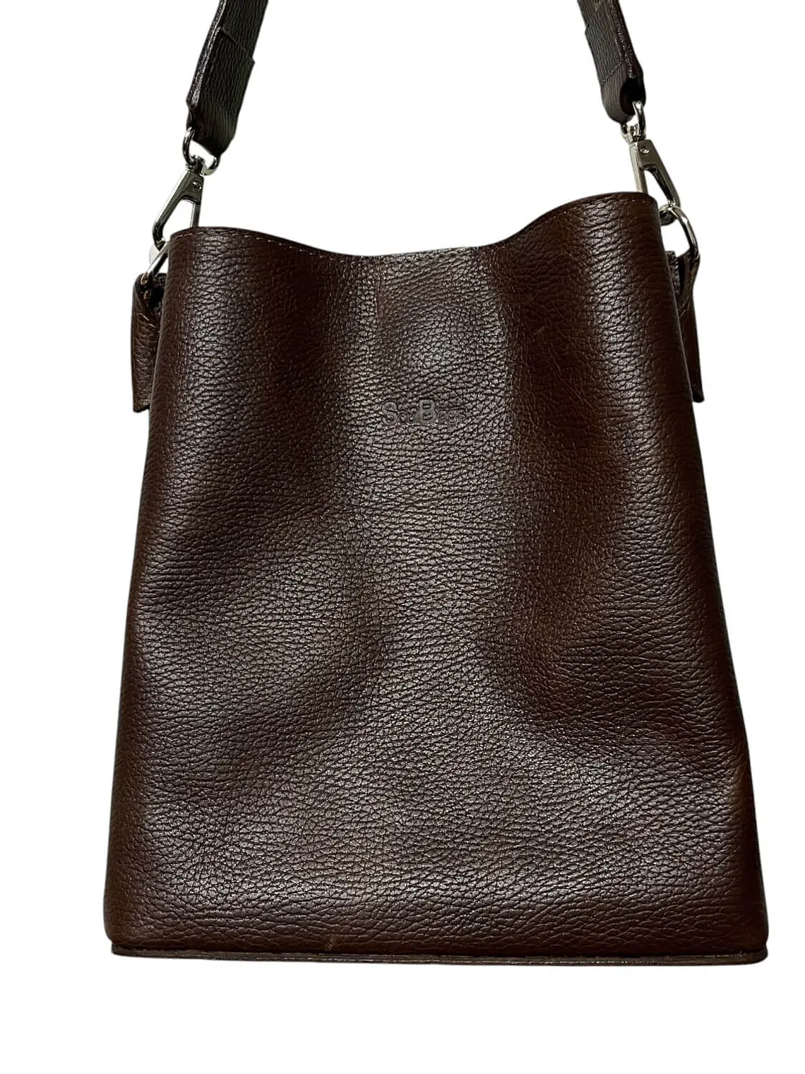 Cartera de Cuero ERICA castaño 5