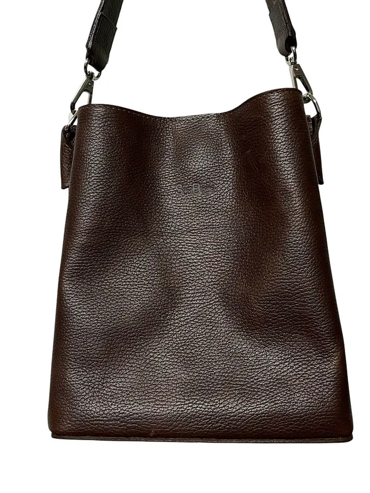 Cartera de Cuero ERICA castaño 5