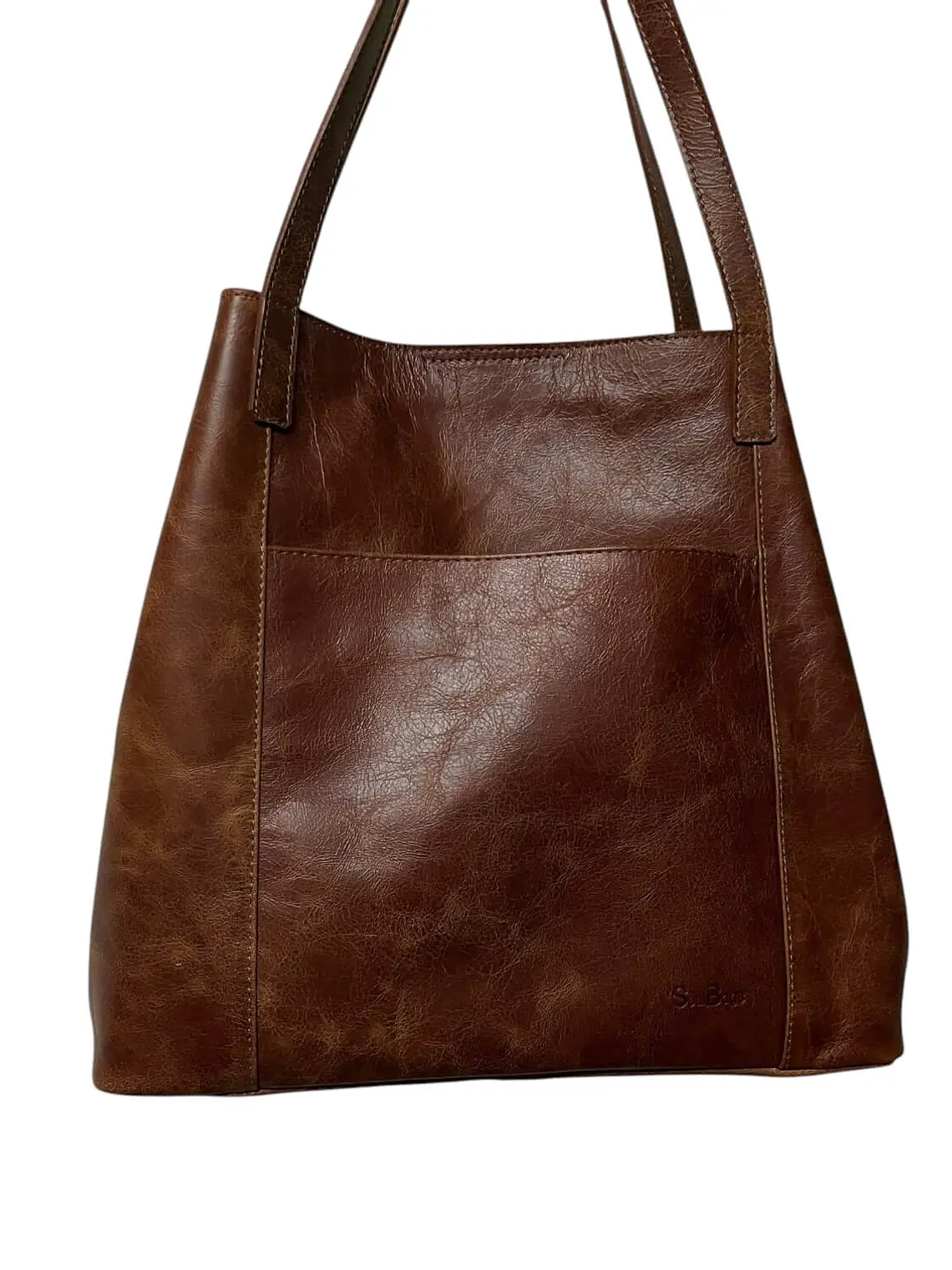 Cartera de Cuero BLIS almendra 4
