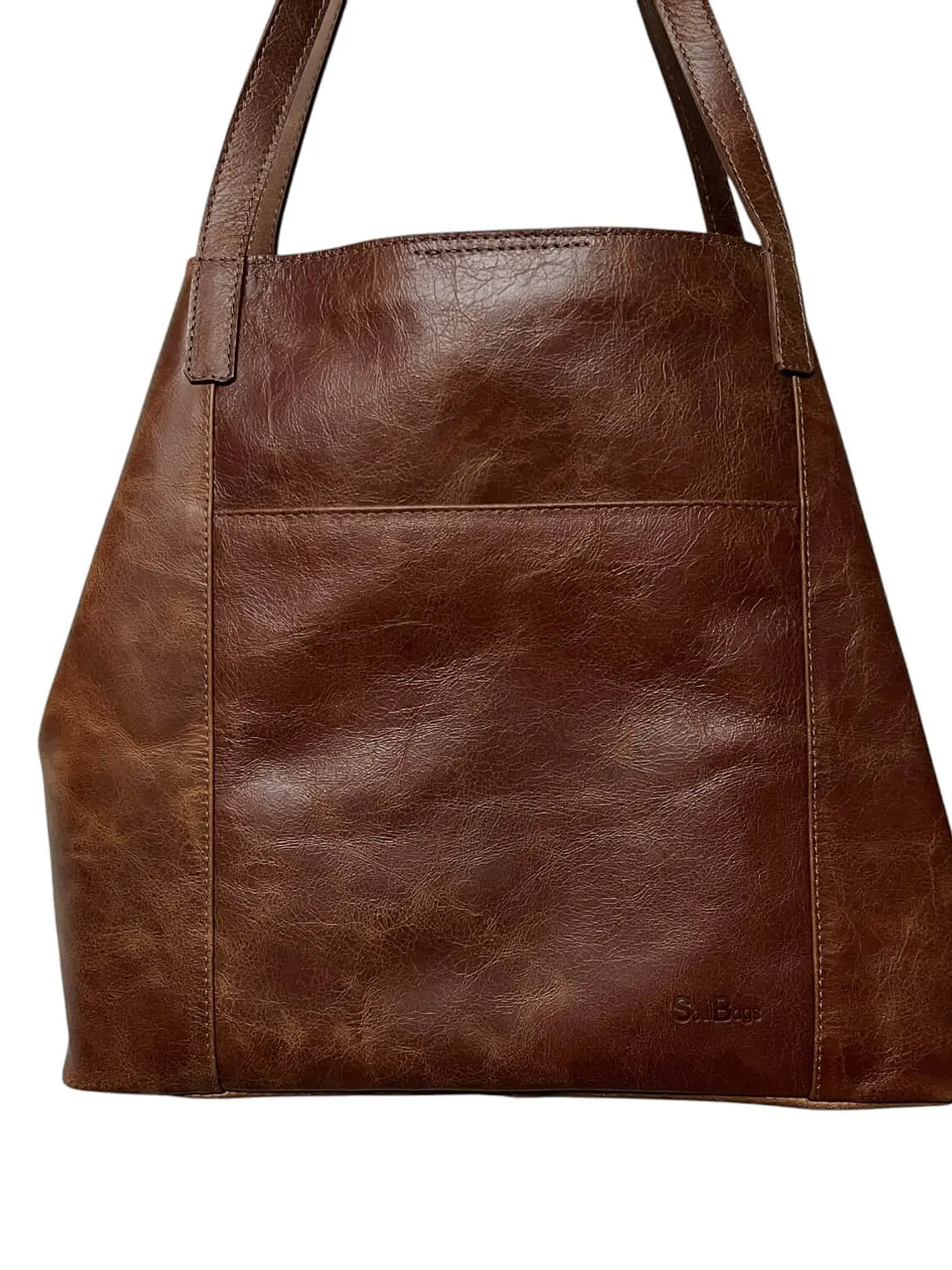 Cartera de Cuero BLIS almendra 5