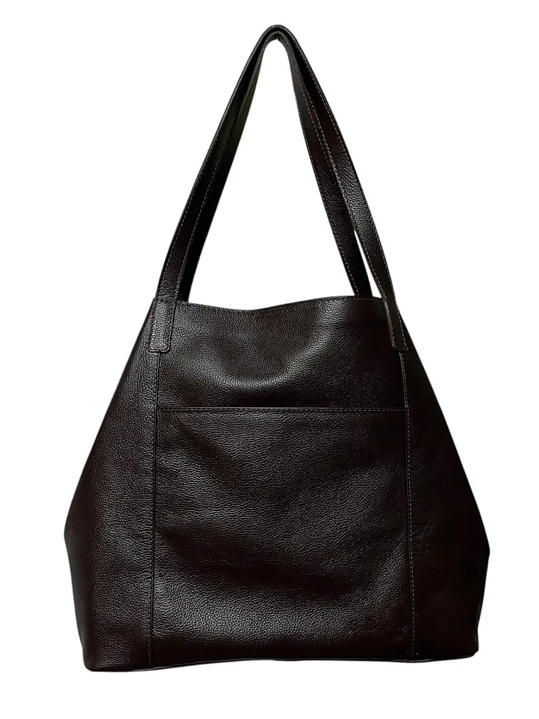 Cartera de Cuero BLIS chocolate 1