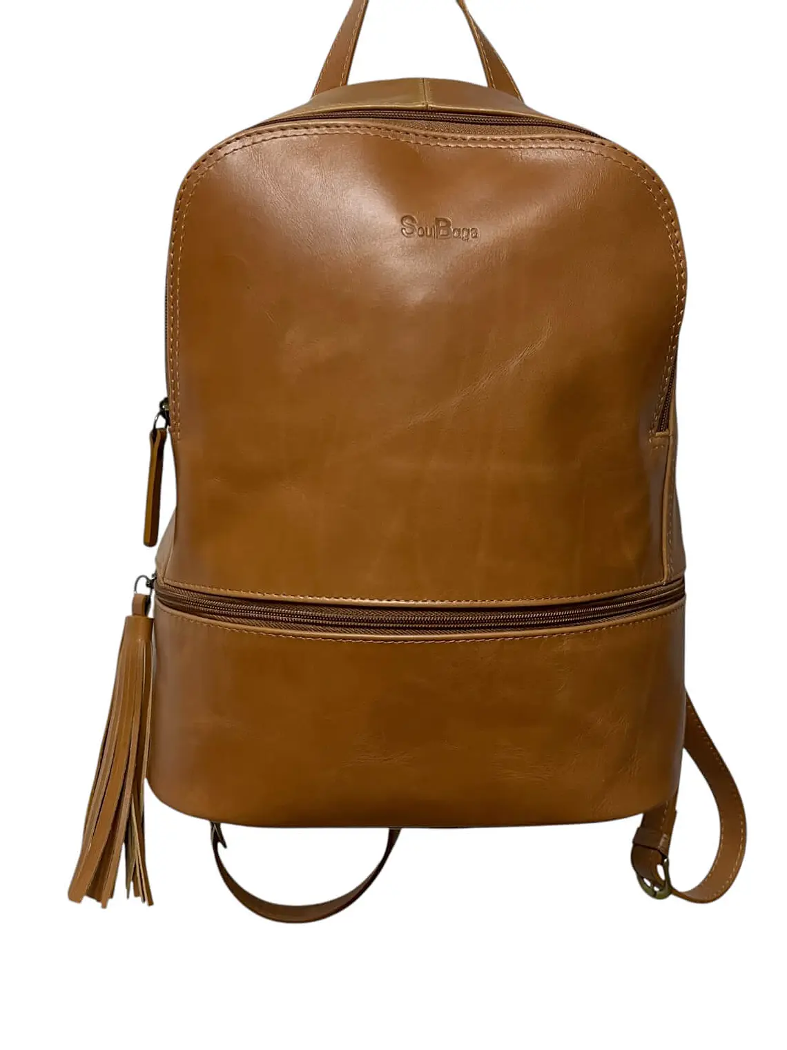 Mochila de Cuero BLAIRE camel 4