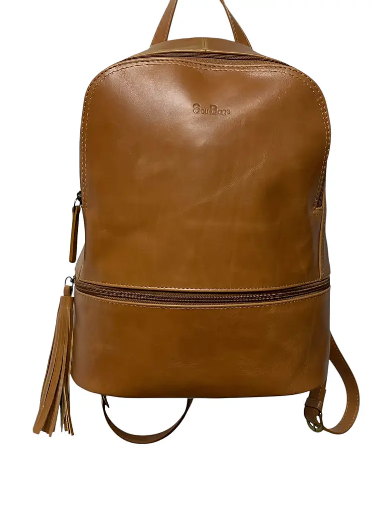 Mochila de Cuero BLAIRE camel 4