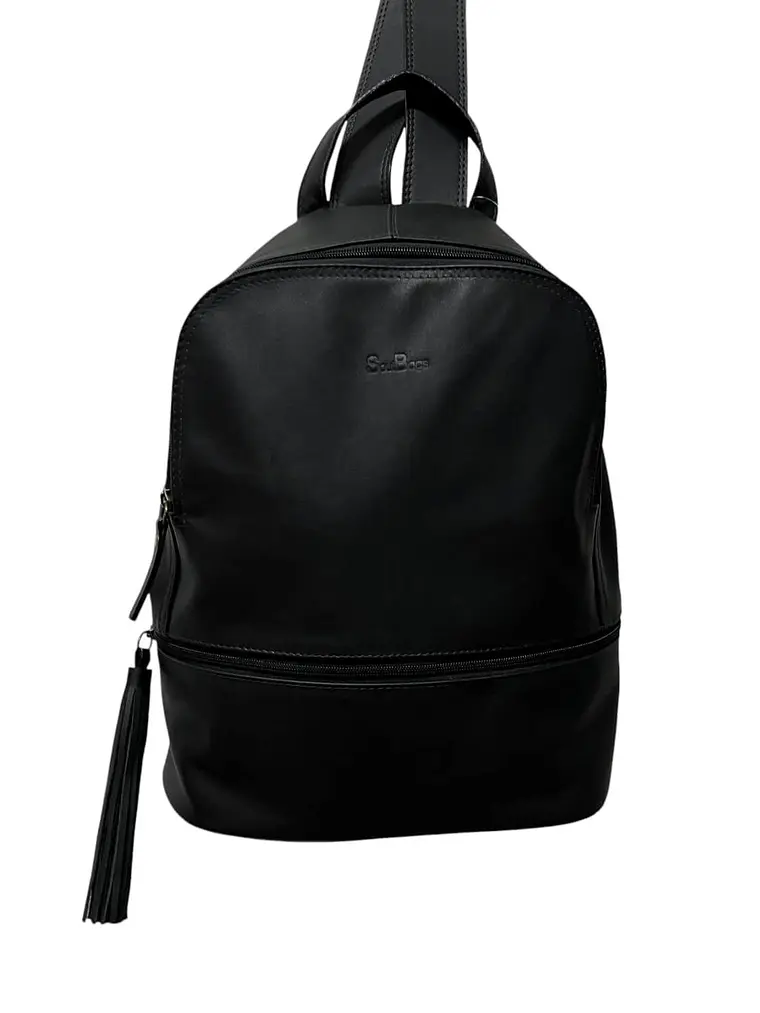 Mochila de Cuero BLAIRE negro 1