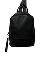 Mochila de Cuero BLAIRE negro - Miniatura 1