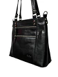 Cartera de Cuero SOLANGE negro - Miniatura 4