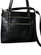Cartera de Cuero SOLANGE negro - Miniatura 6