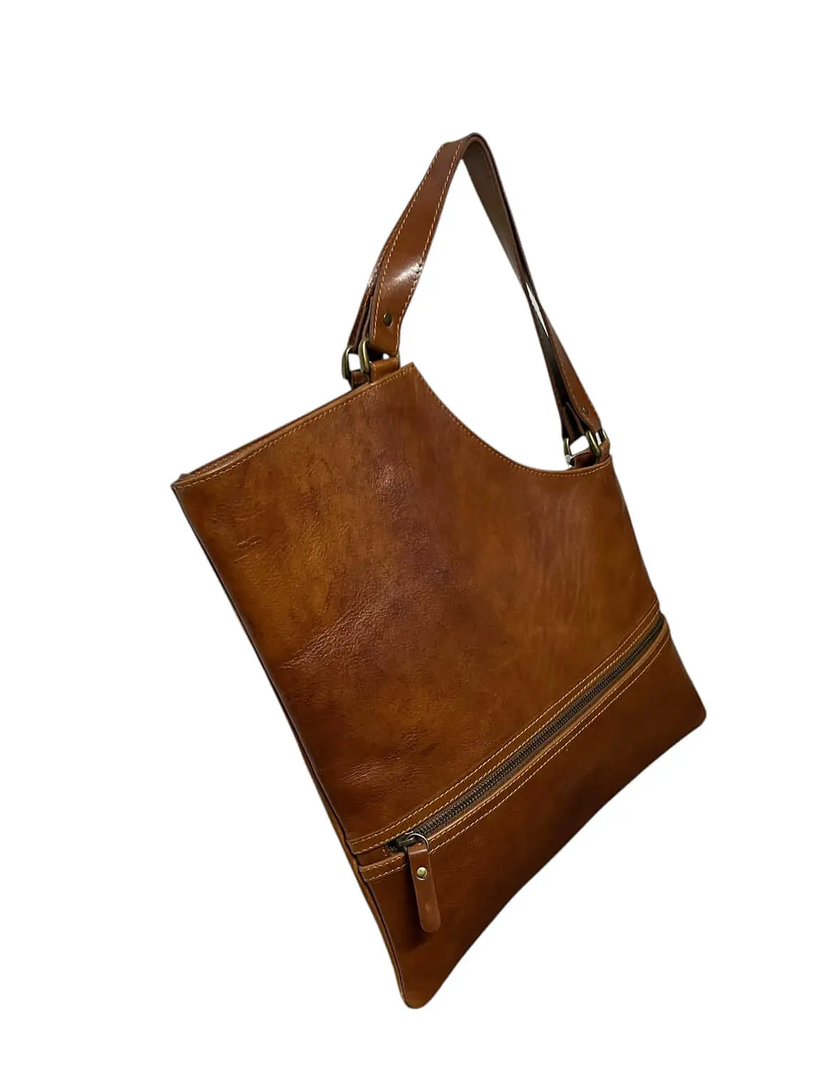Cartera de Cuero IGNACIA curry 4