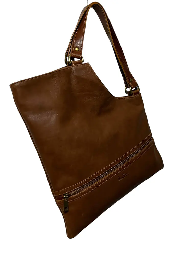 Cartera de Cuero IGNACIA castagno 2