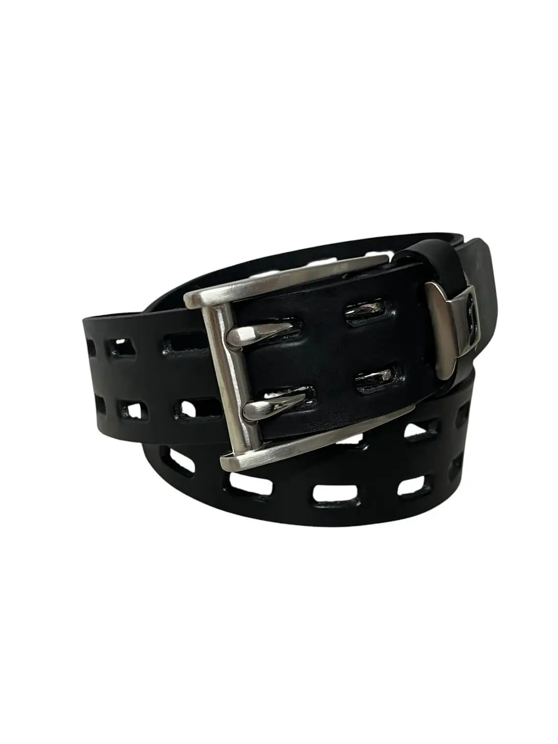 Cinturón de cuero RAGNAR negro 2