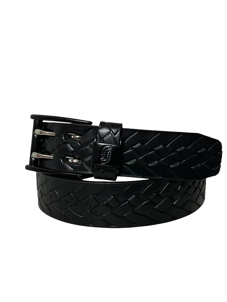 Cinturón de cuero OLAV negro 1