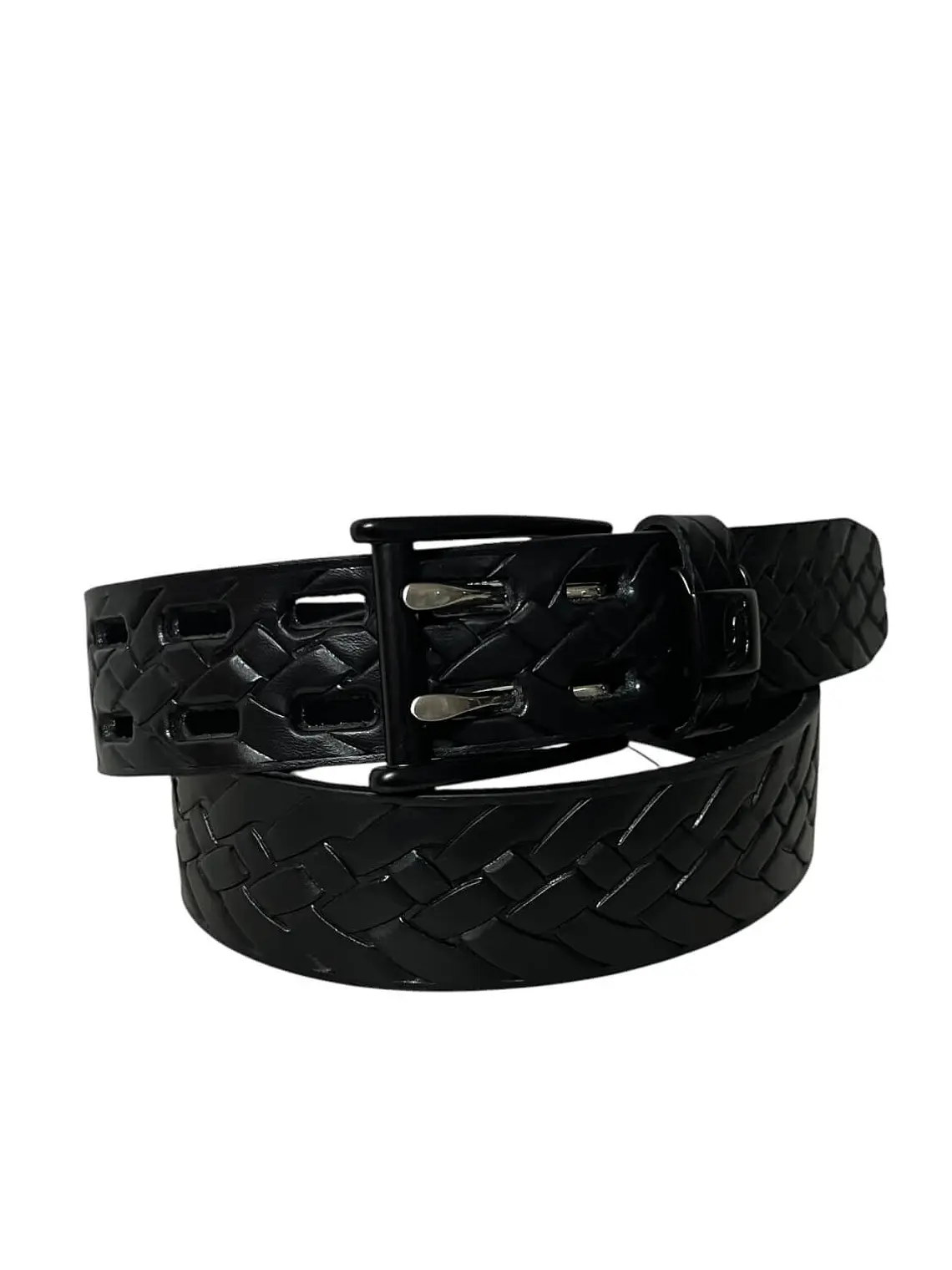 Cinturón de cuero OLAV negro 2
