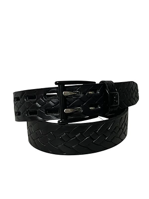 Cinturón de cuero OLAV negro
