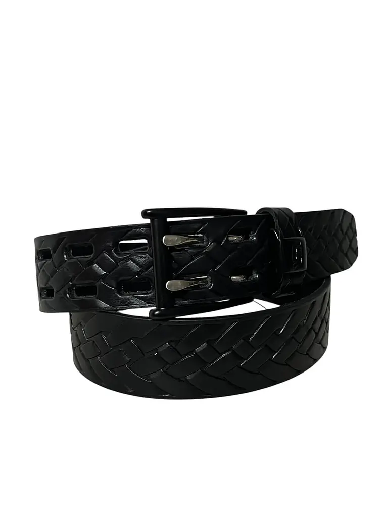Cinturón de cuero OLAV negro 2