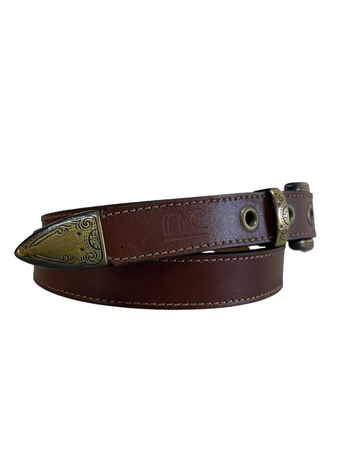 CINTURON DE CUERO YURI cognac 2