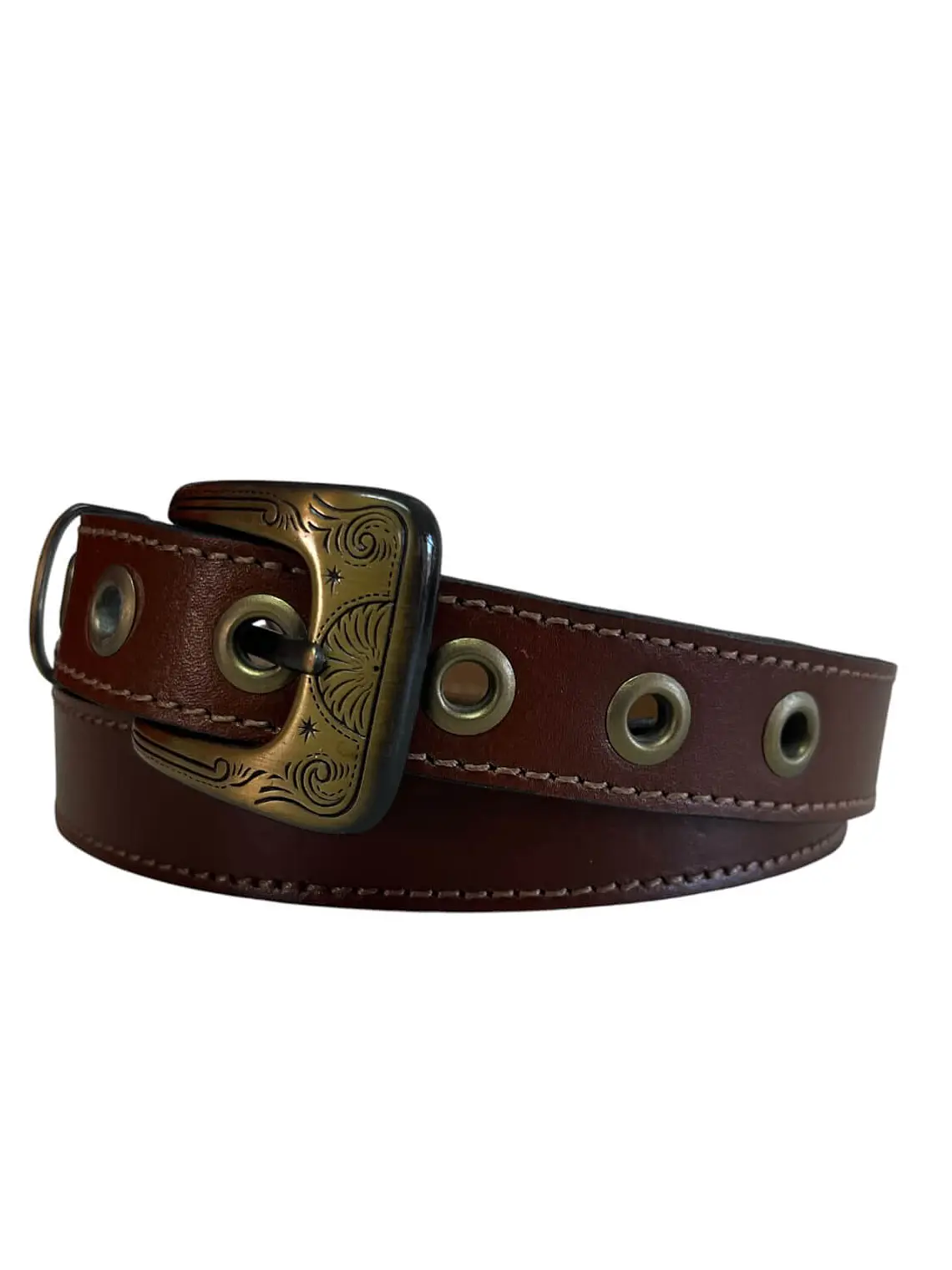 CINTURON DE CUERO YURI cognac 3