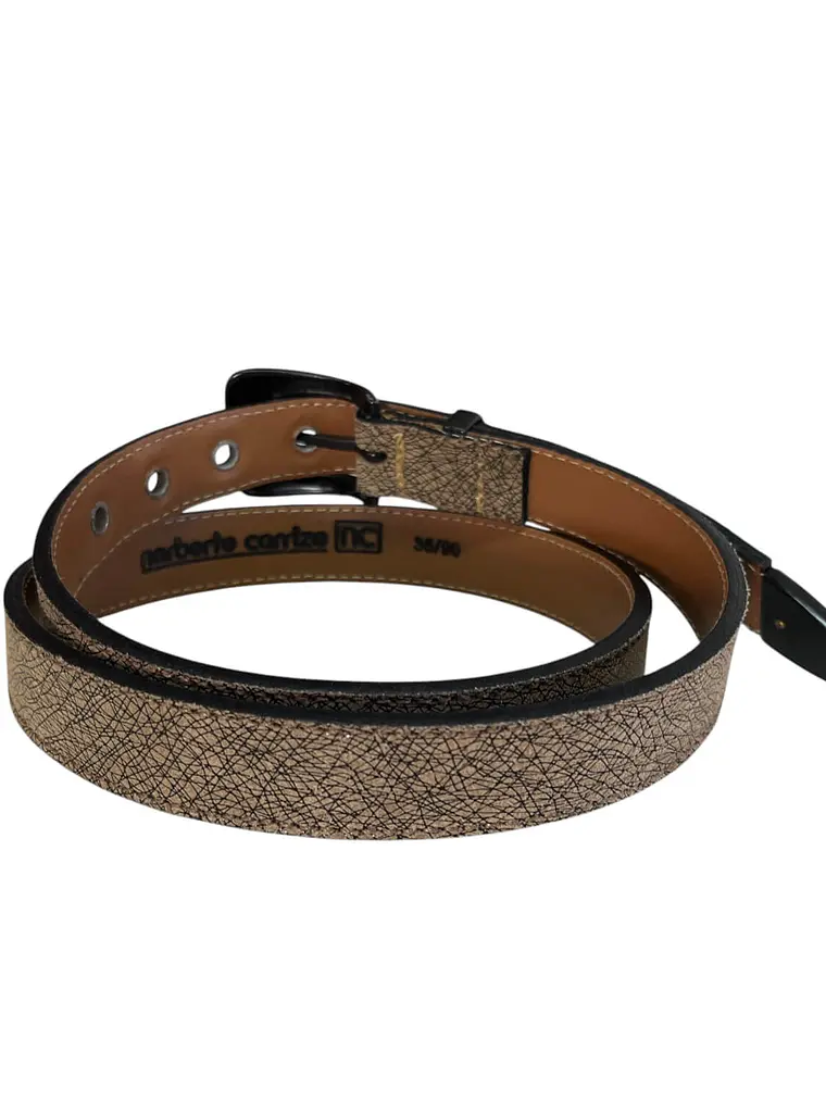 CINTURON DE CUERO YURI café bronce 4