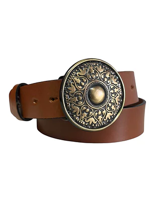 CINTURON DE CUERO STEFFY camel